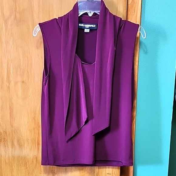 Karl Lagerfeld Tops - Karl Lagerfeld Purple Women's Top
